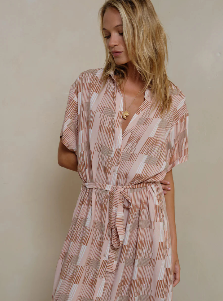 Lotus Dress - Utopia Print Sunset