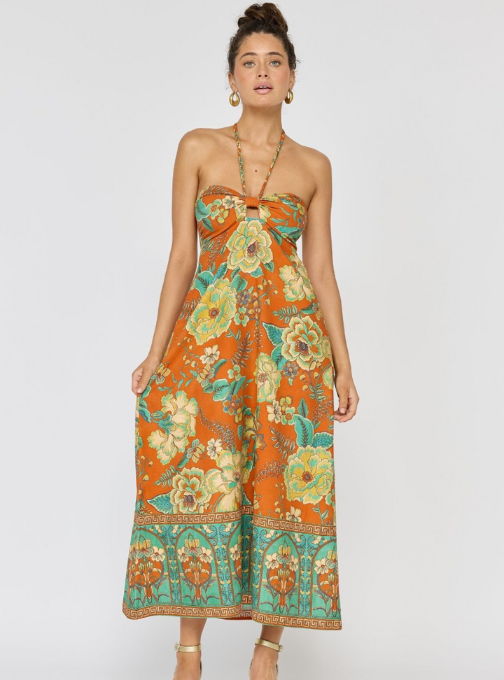 Carmen Midi Dress - Tango