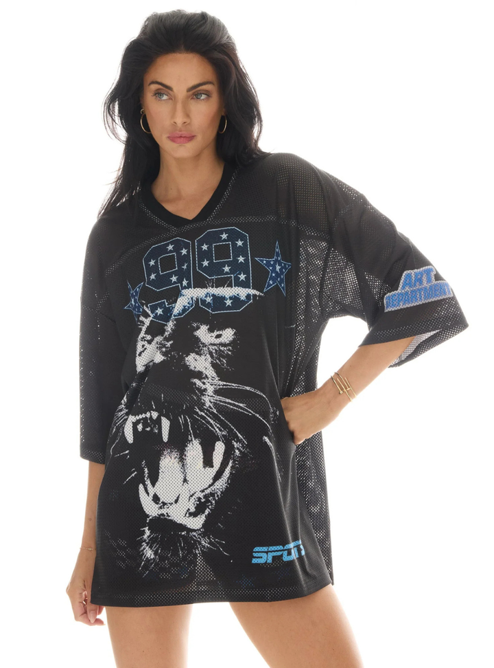 99 Panthers Football Tee Dress