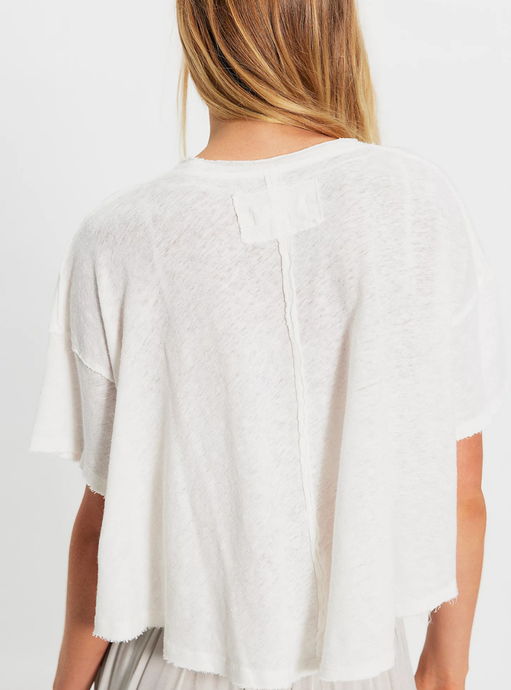 Elsie Swing Tee - Whisper White