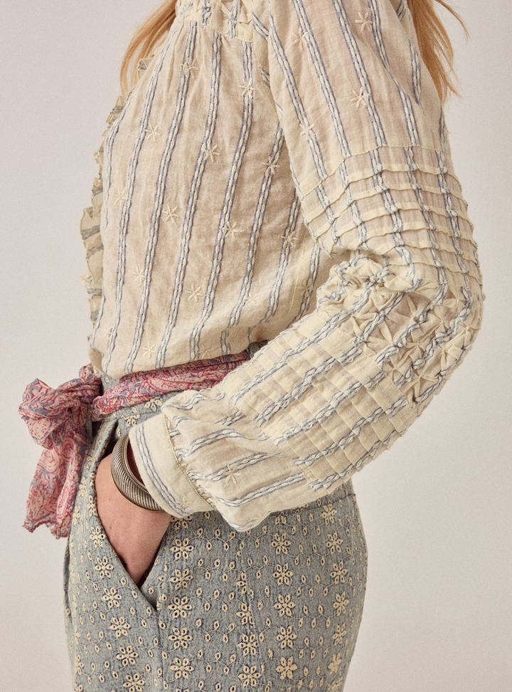 Elta Blouse - Cloud Thread