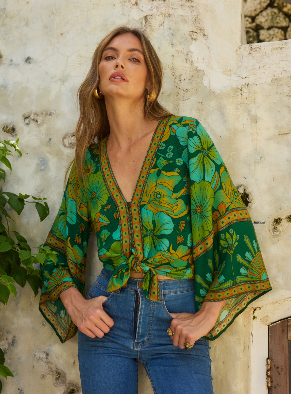 Sadie Blouse - Emerald