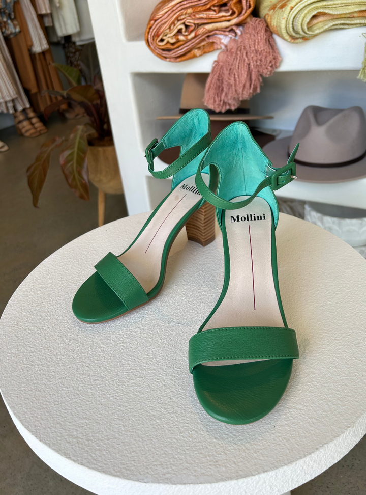 Gessie Emerald-Veneer Heel