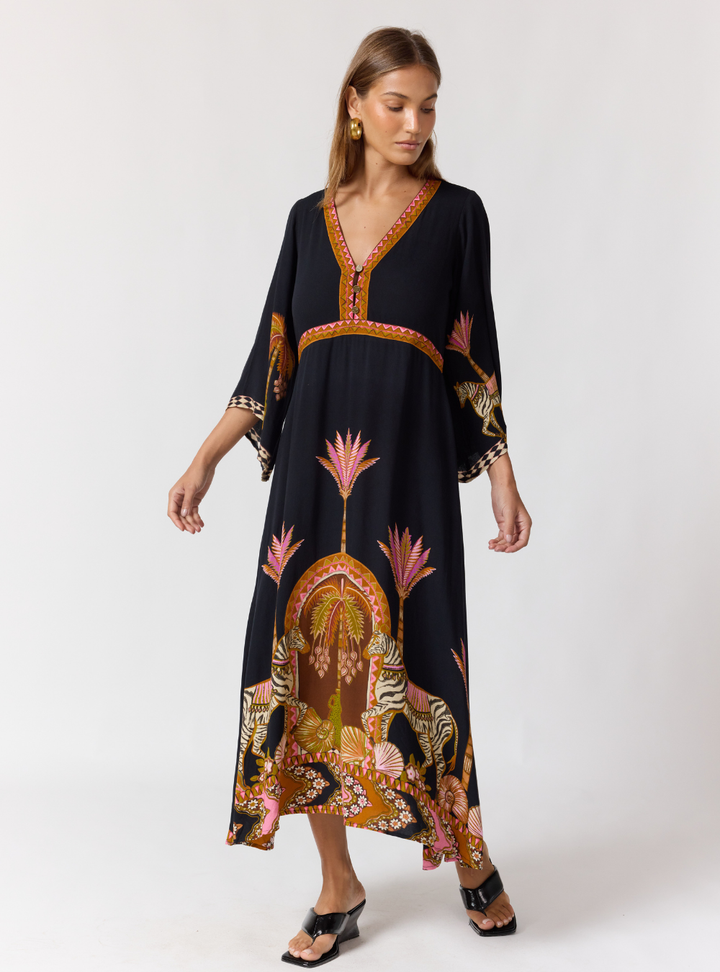 Empire Maxi Dress - Safari