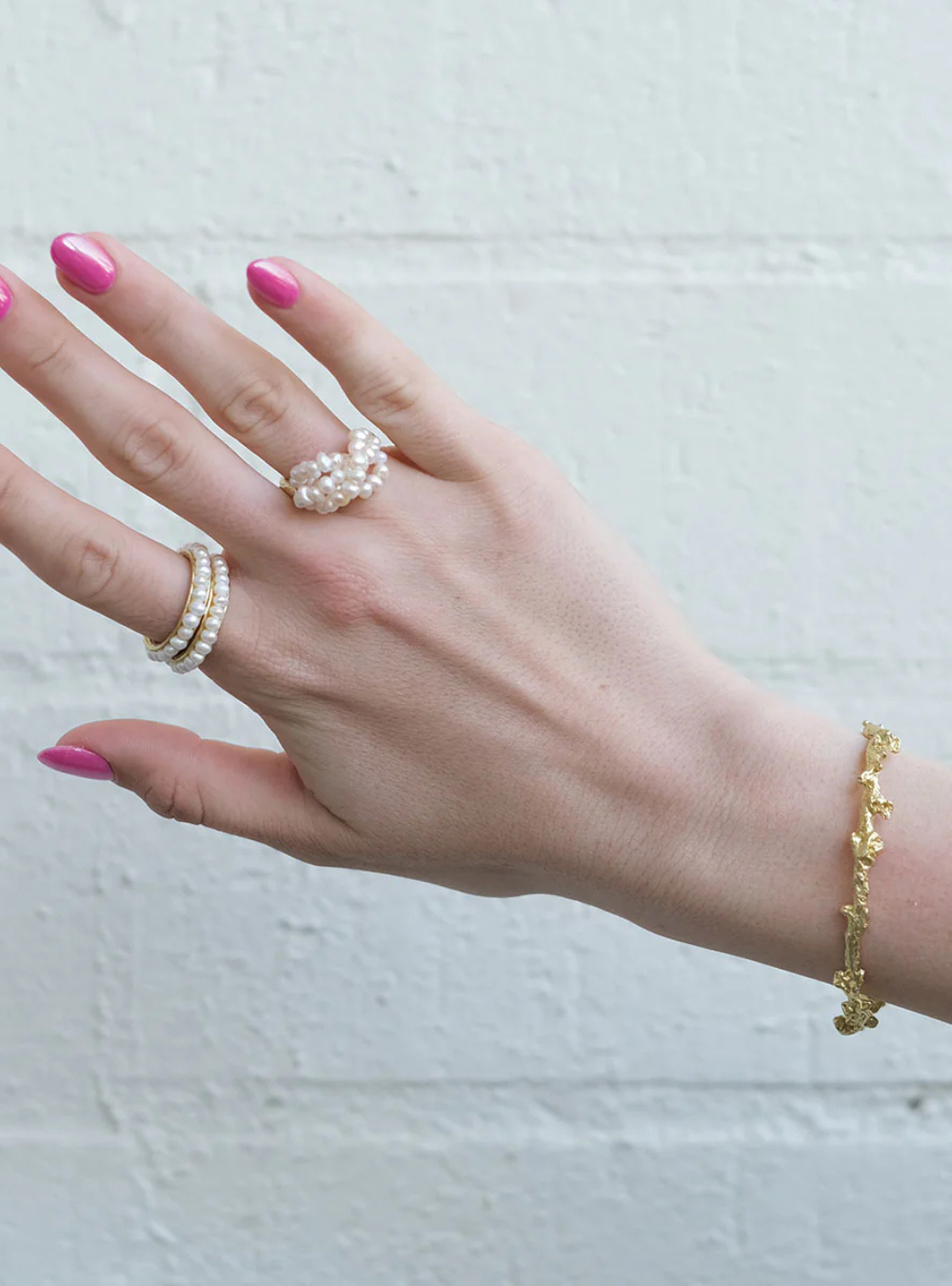 Eternity Pearl Ring