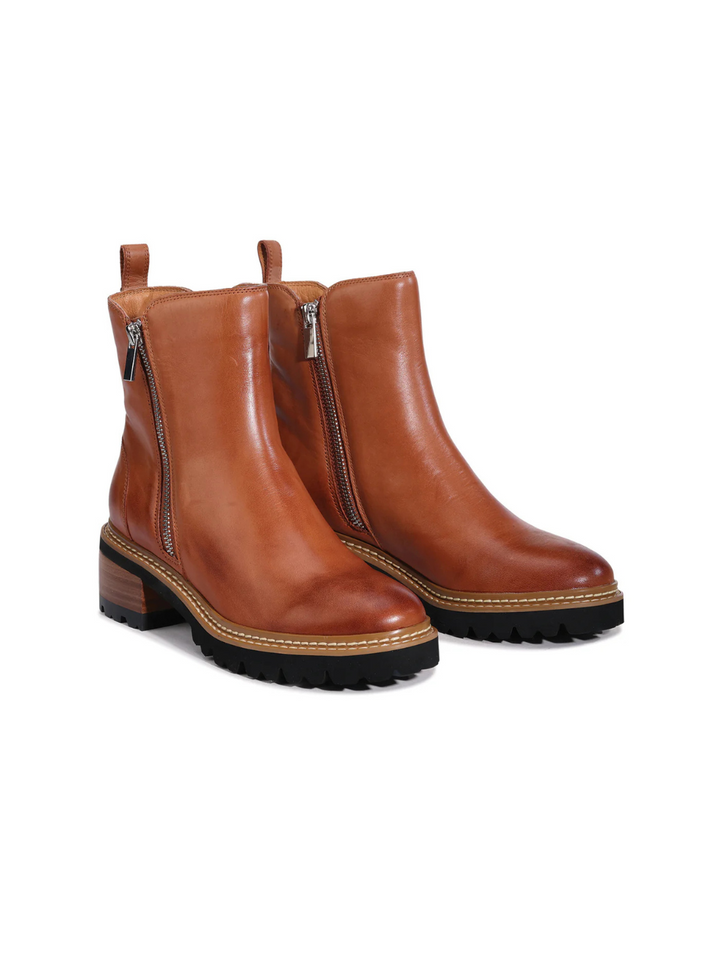 Lindira Ankle Boots - Brandy