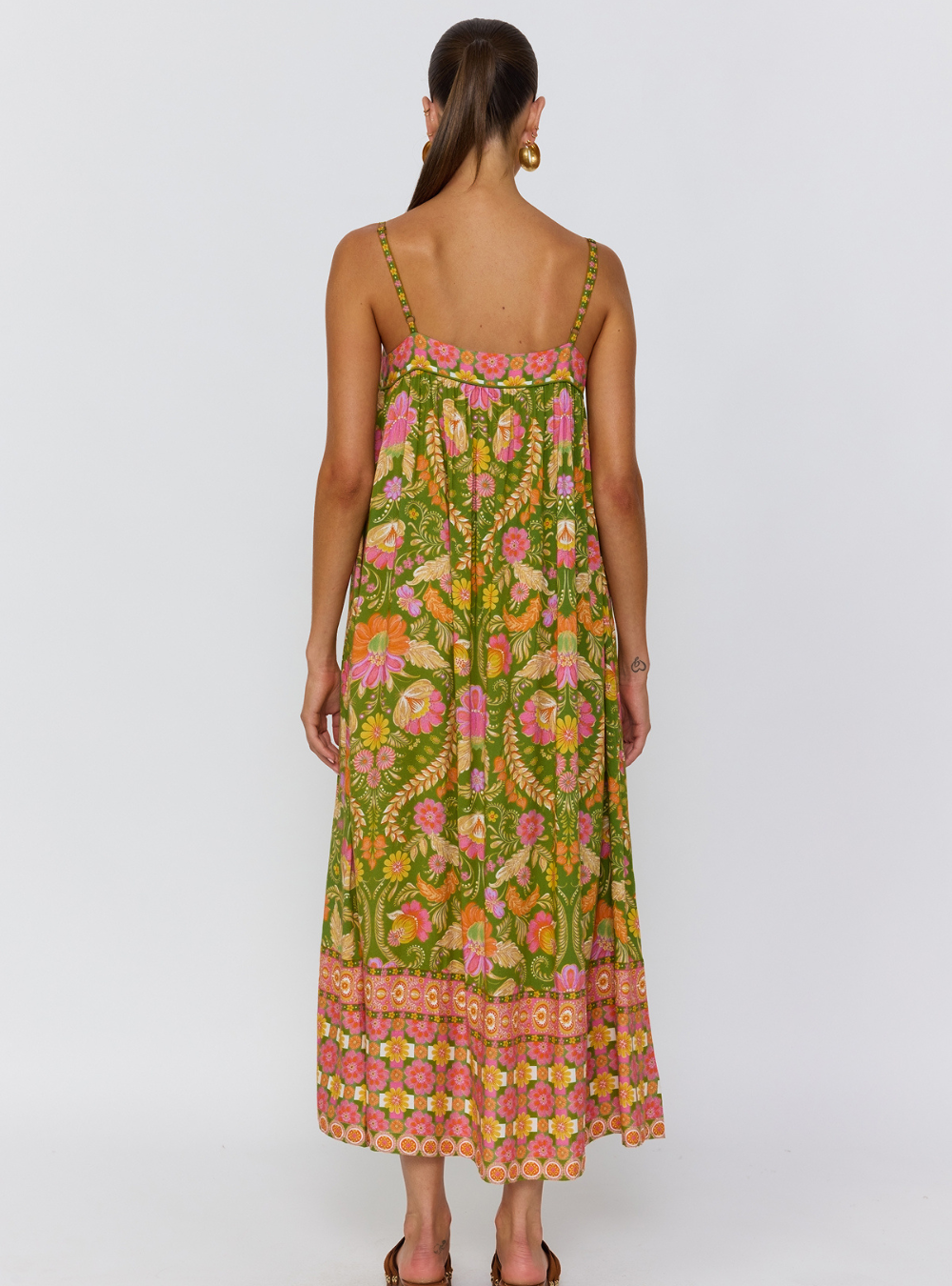 Estella Midi Dress - Guava