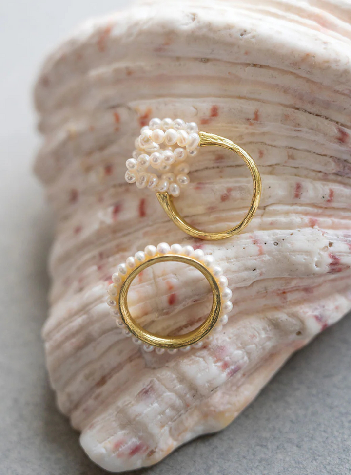 Eternity Pearl Ring