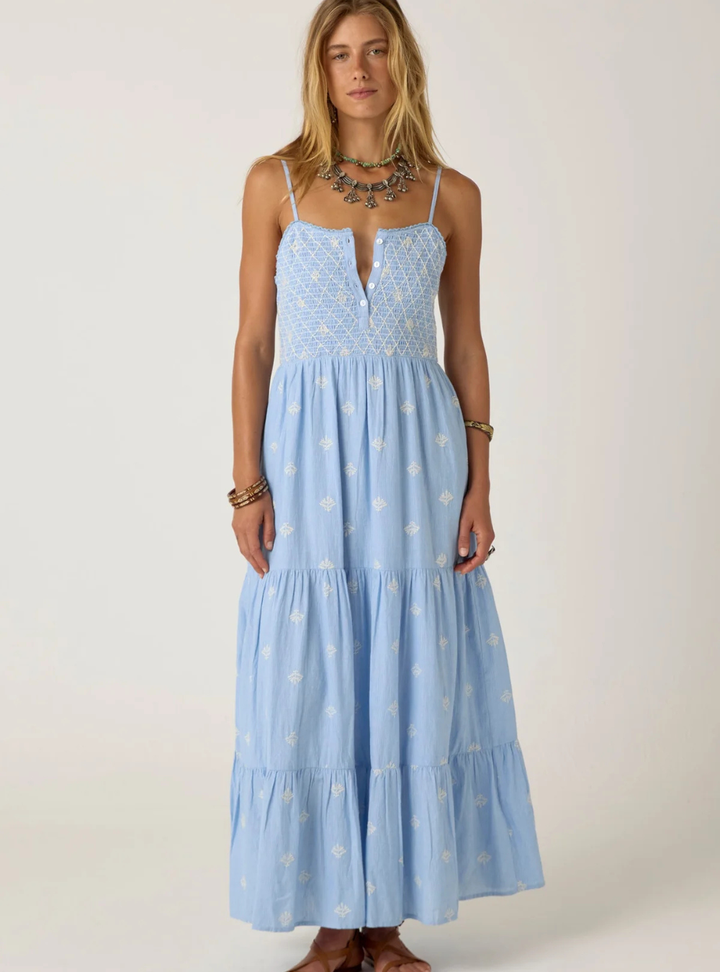 Etta Sleeveless Dress - Sky Blues