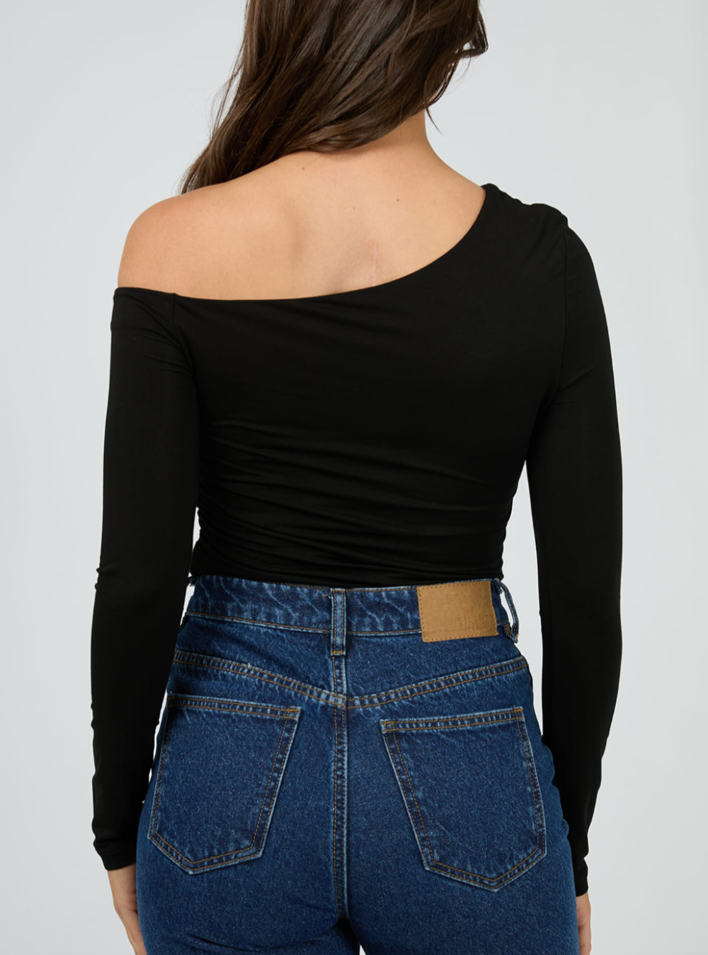 Evie Ruched Long Sleeve - Black