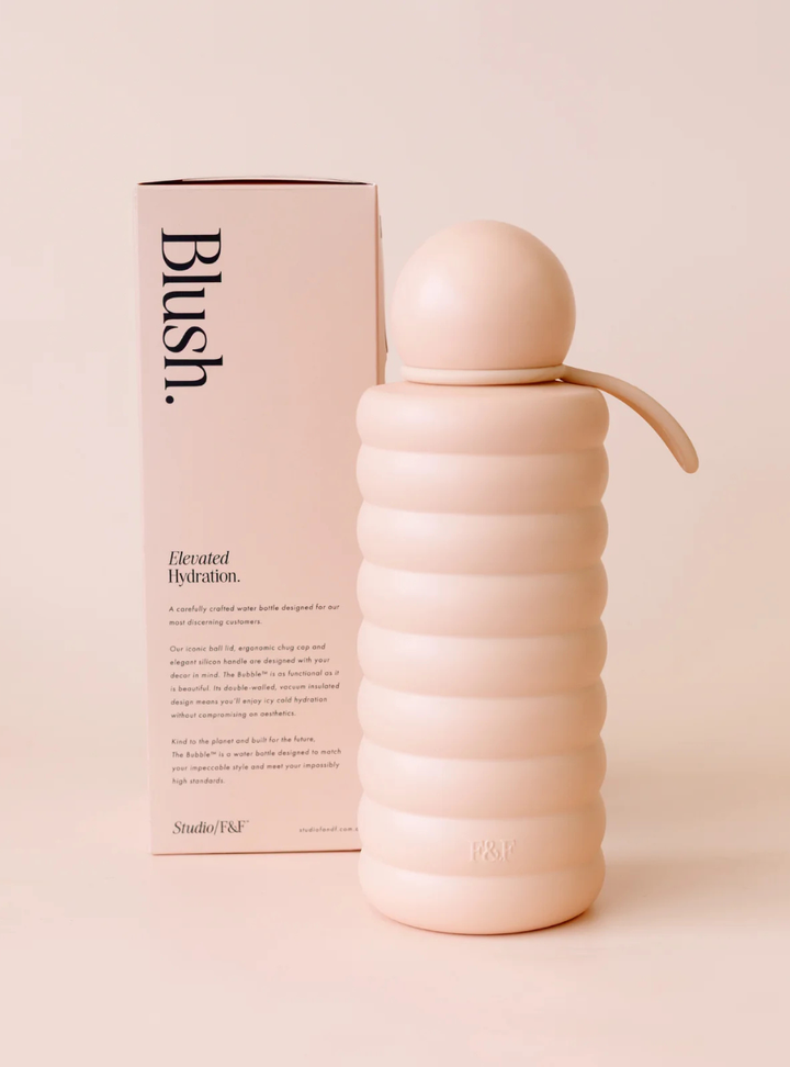 The Bubble Reusable Water Bottle 700ml - Blush