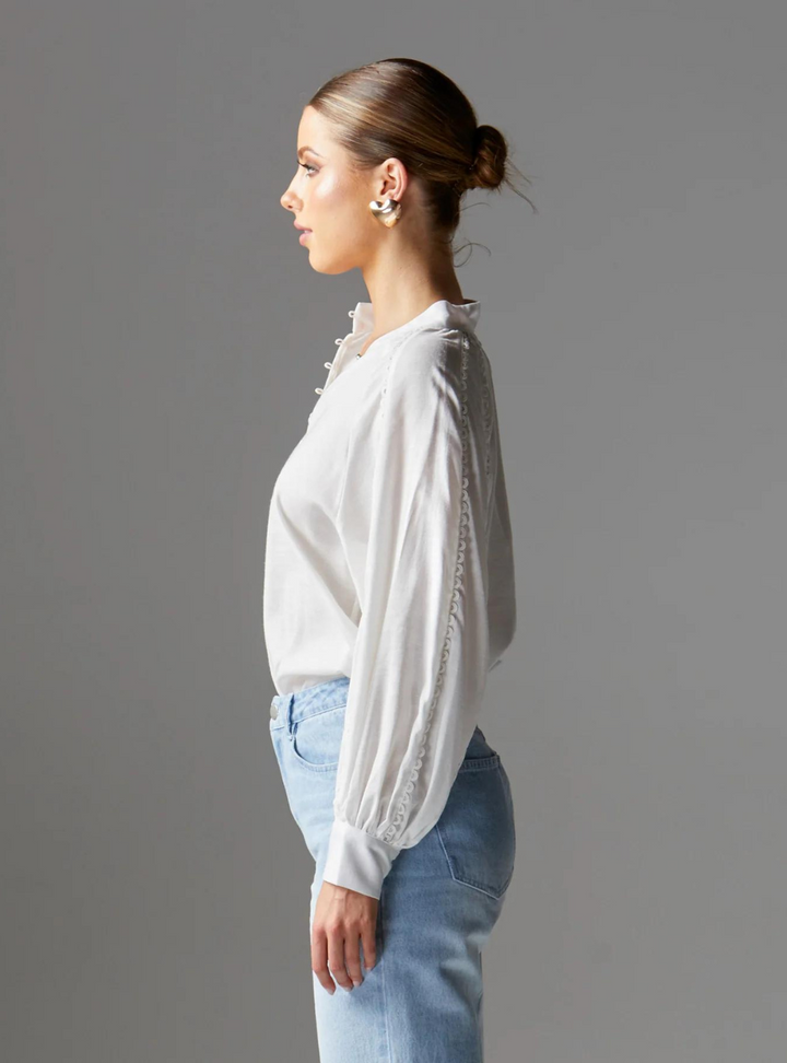 Berry Kiss Blouse - Ivory