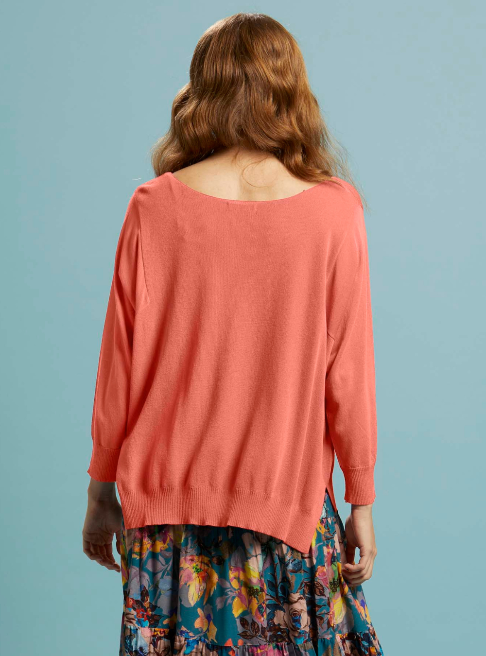 Celestial Knit Top - Coral