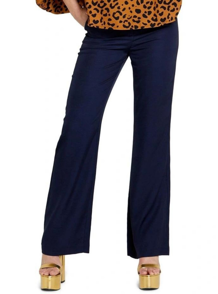 Unguarded Flare High Waisted Pant - Navy