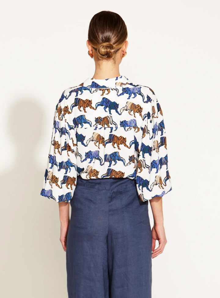 Queen Of The Jungle Oversized Tigers Shirt