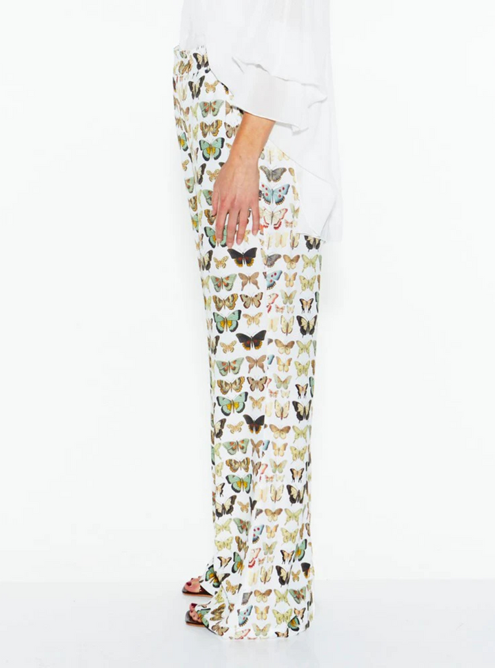 Taking Flight Pant - White Butterfly