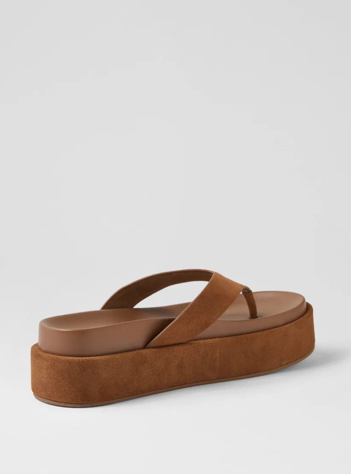 Tamarah Suede Thongs - Fawn