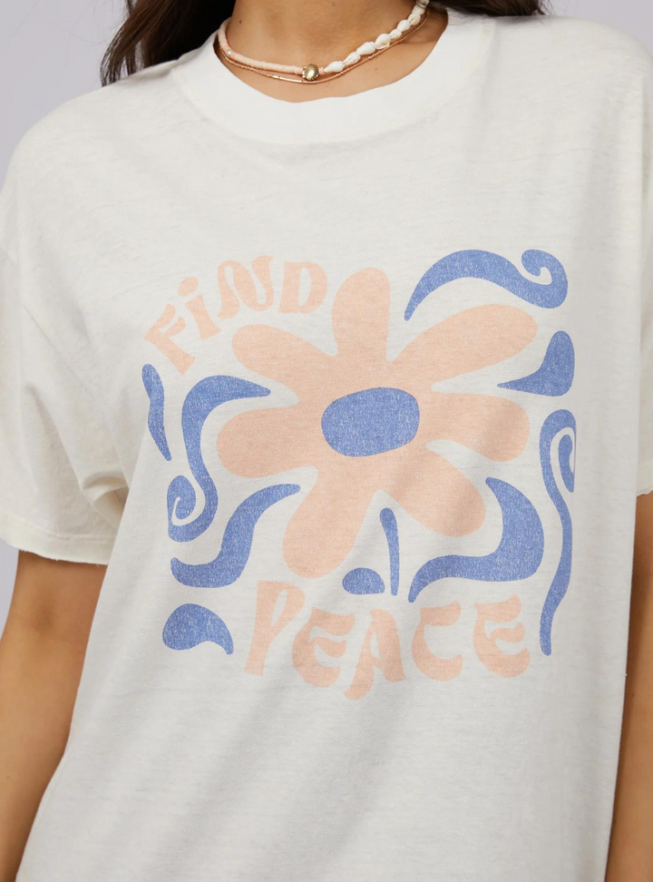 Find Peace - Vintage White