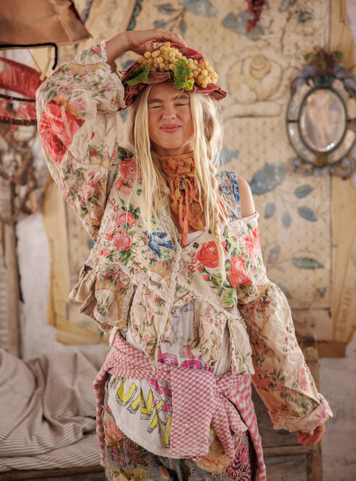 Magnolia Pearl Floral Appliqué Monique Jacket 662 - Perianth