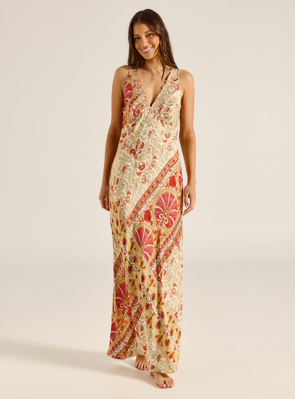 Rosselini Ophelia Maxi Dress - Rosa Floral