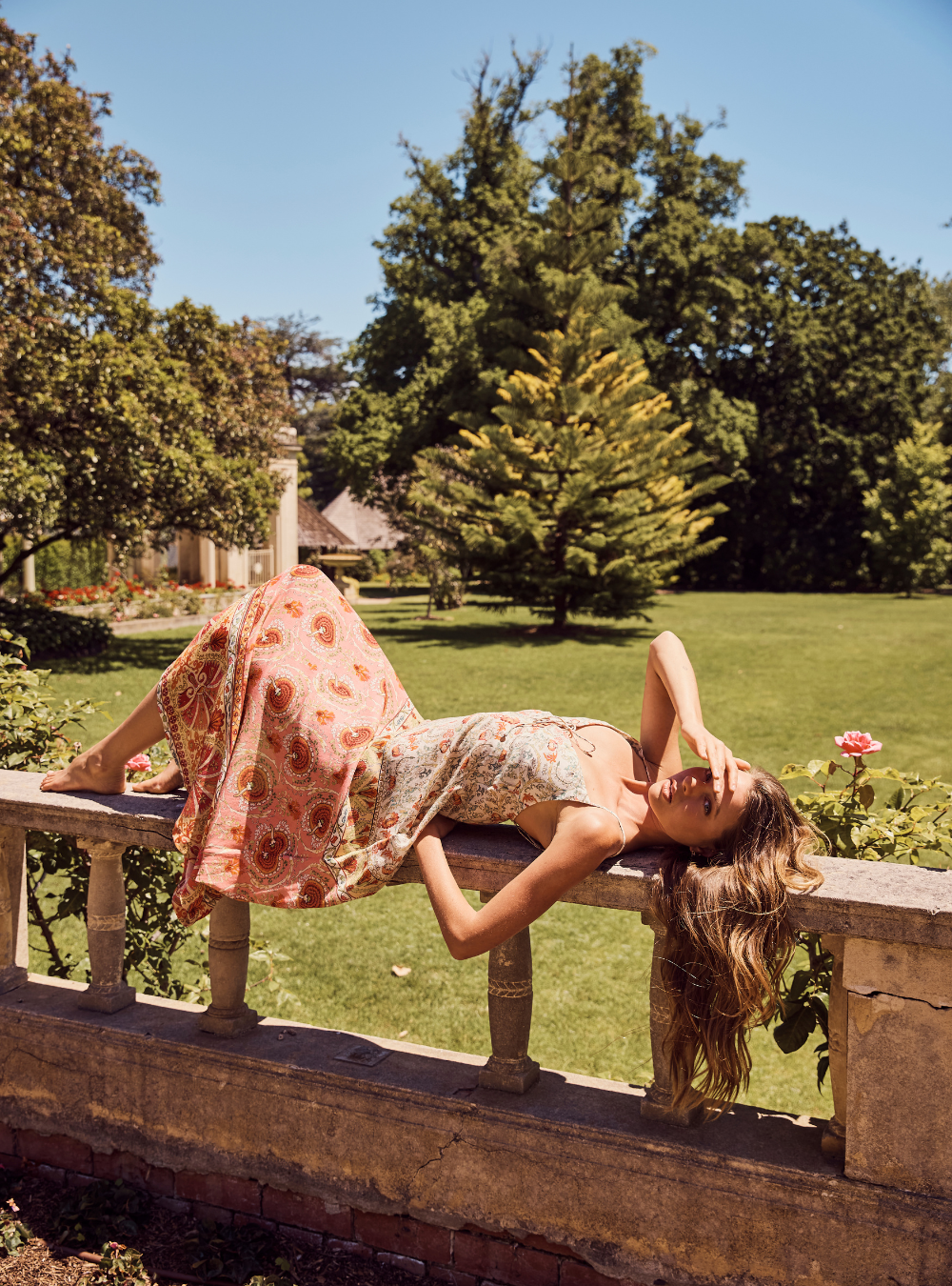 Rosselini Ingrid Maxi Dress - Rosa Floral