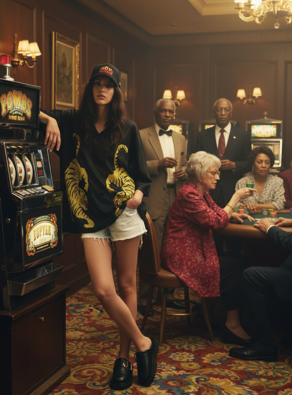 Crouching Tiger Football Jersey - Black