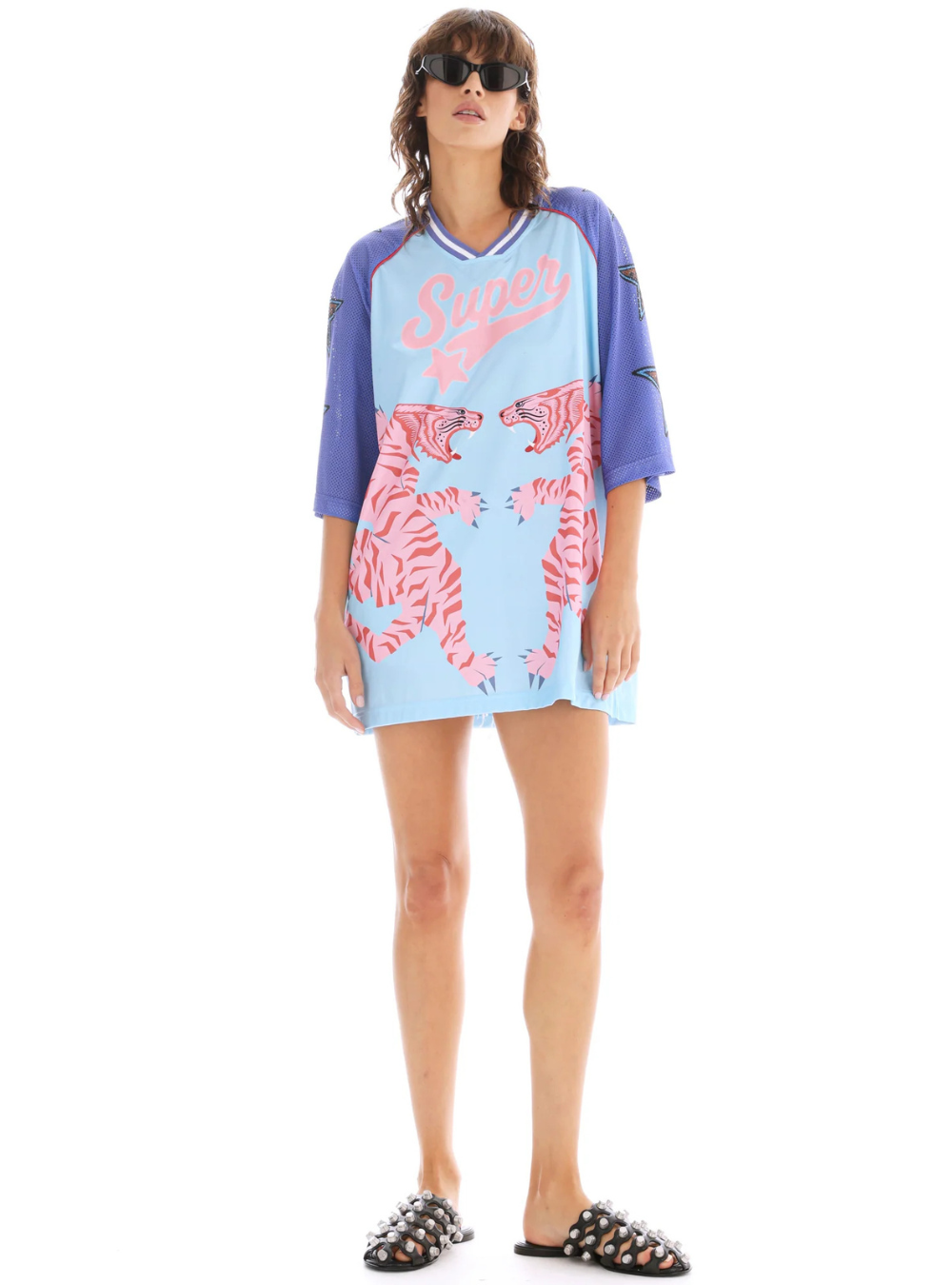 Osaka Tiger Football Jersey Dress - Blue