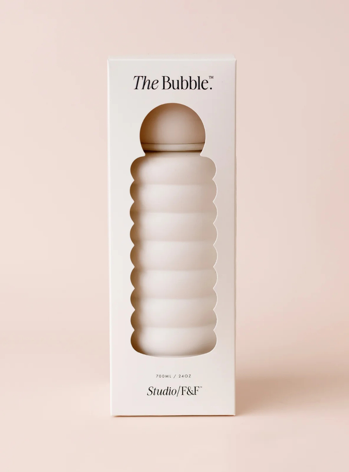 The Bubble Reusable Water Bottle 700ml - Vanilla
