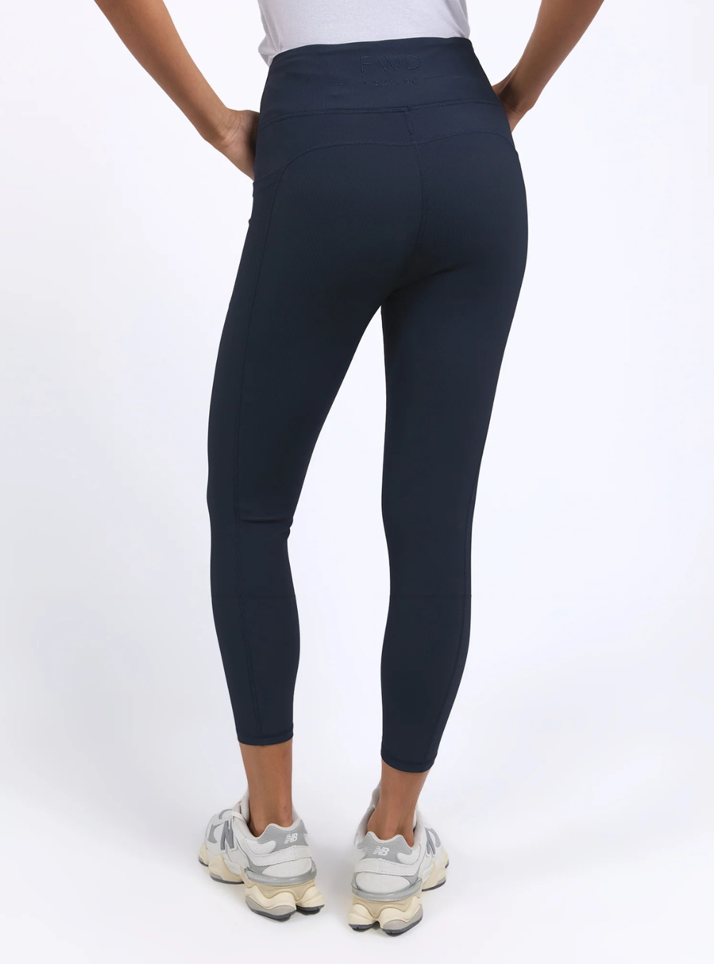 Luxe Rib Legging - Navy