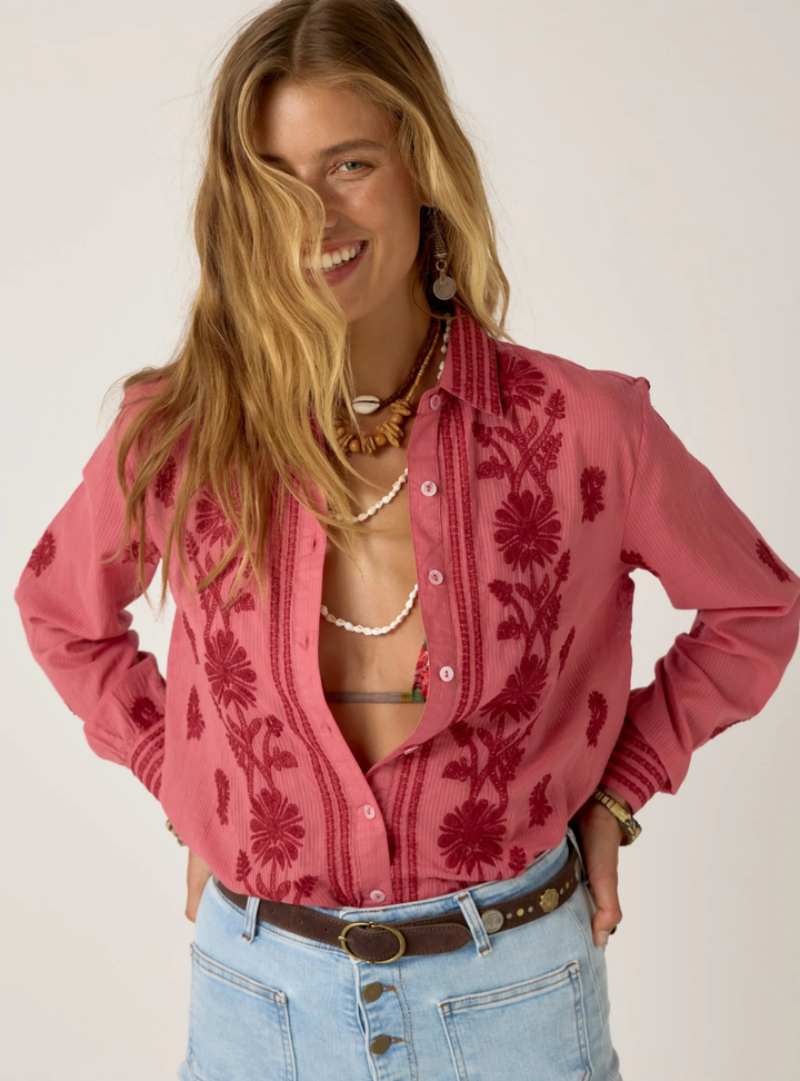 Ringo Shirt - Clavel Framboise