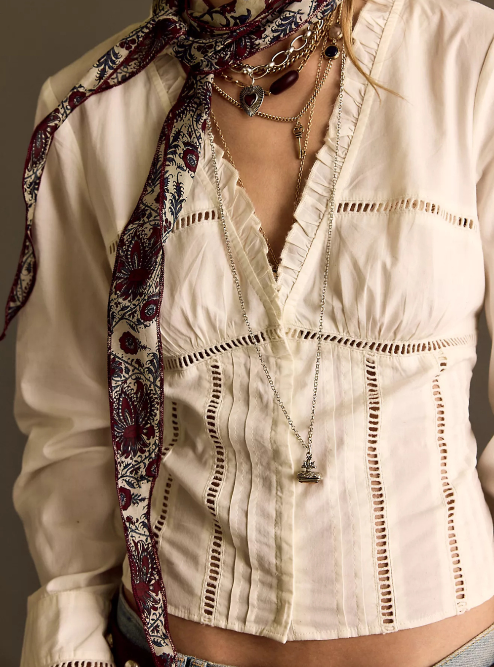 Frankie Corset Top - Clean Ivory