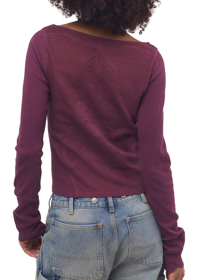 Delilah Long Sleeve - Precious Wine