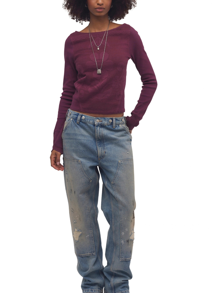 Delilah Long Sleeve - Precious Wine