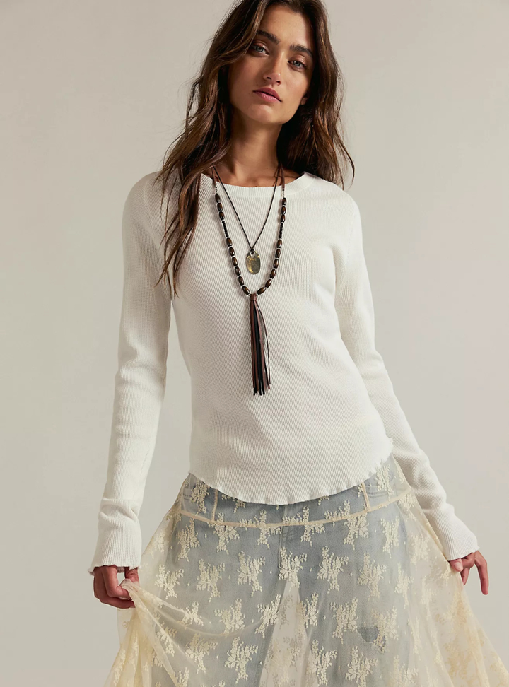 Easy Does It Tee - White