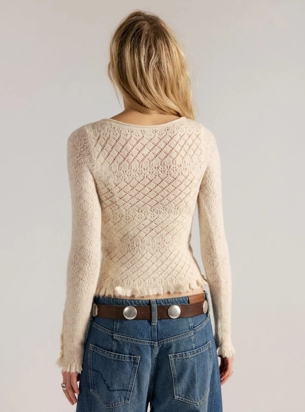 Love Cardi - Winter White Heather