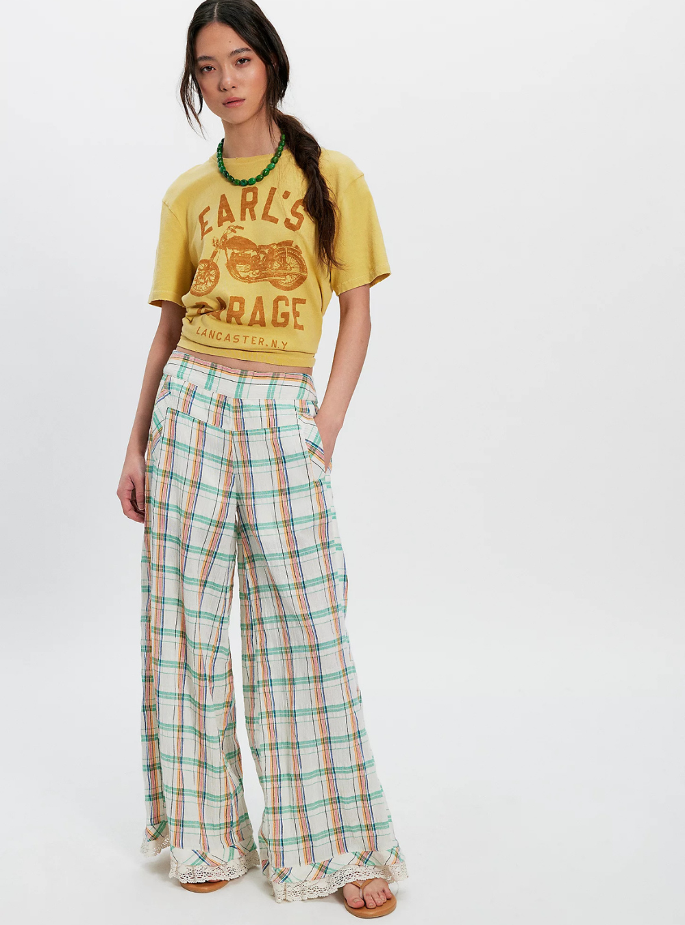 Hourglass Wide Leg - Ivory Combo