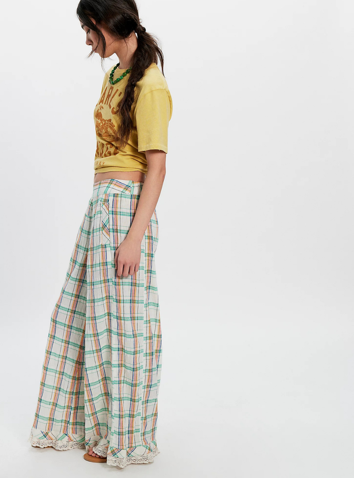 Hourglass Wide Leg - Ivory Combo