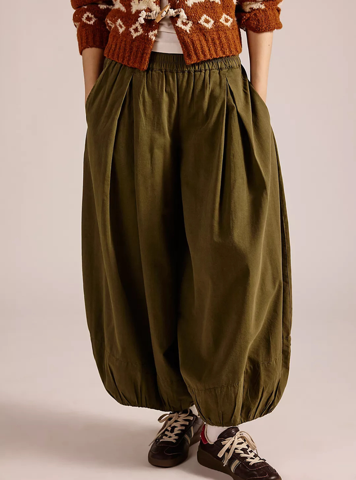 Moonflower Balloon Pant - Sage