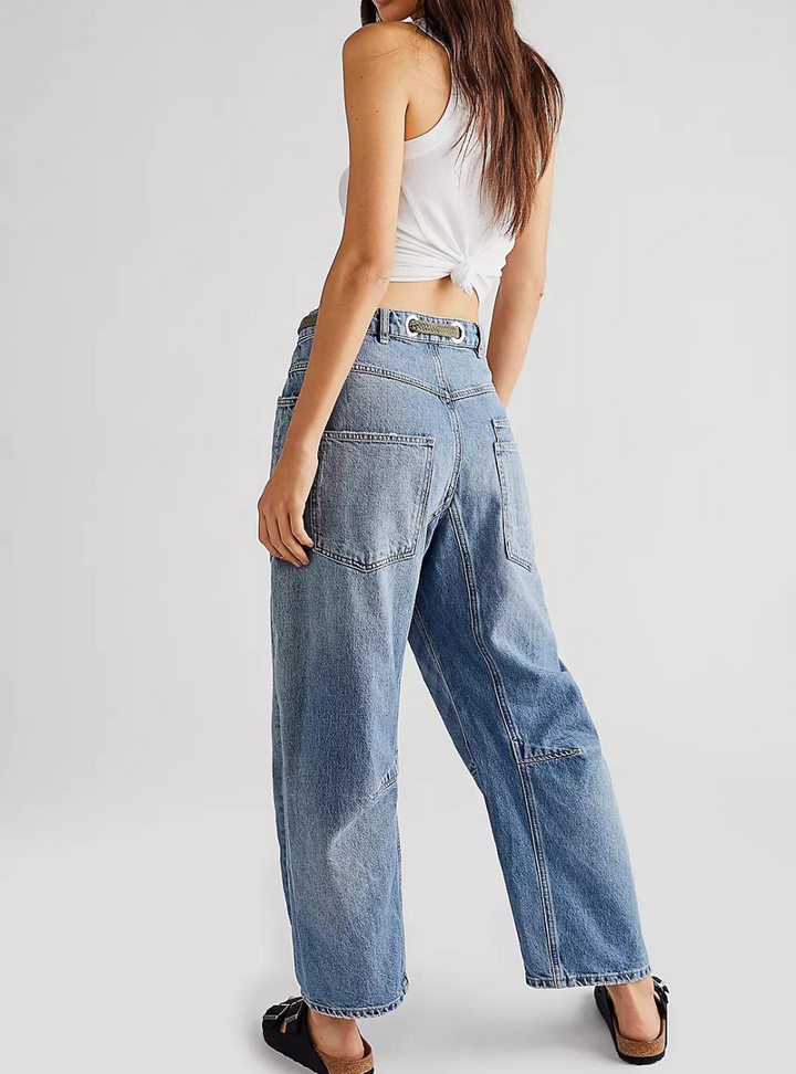 Moxie Low Slung Pull On Jeans