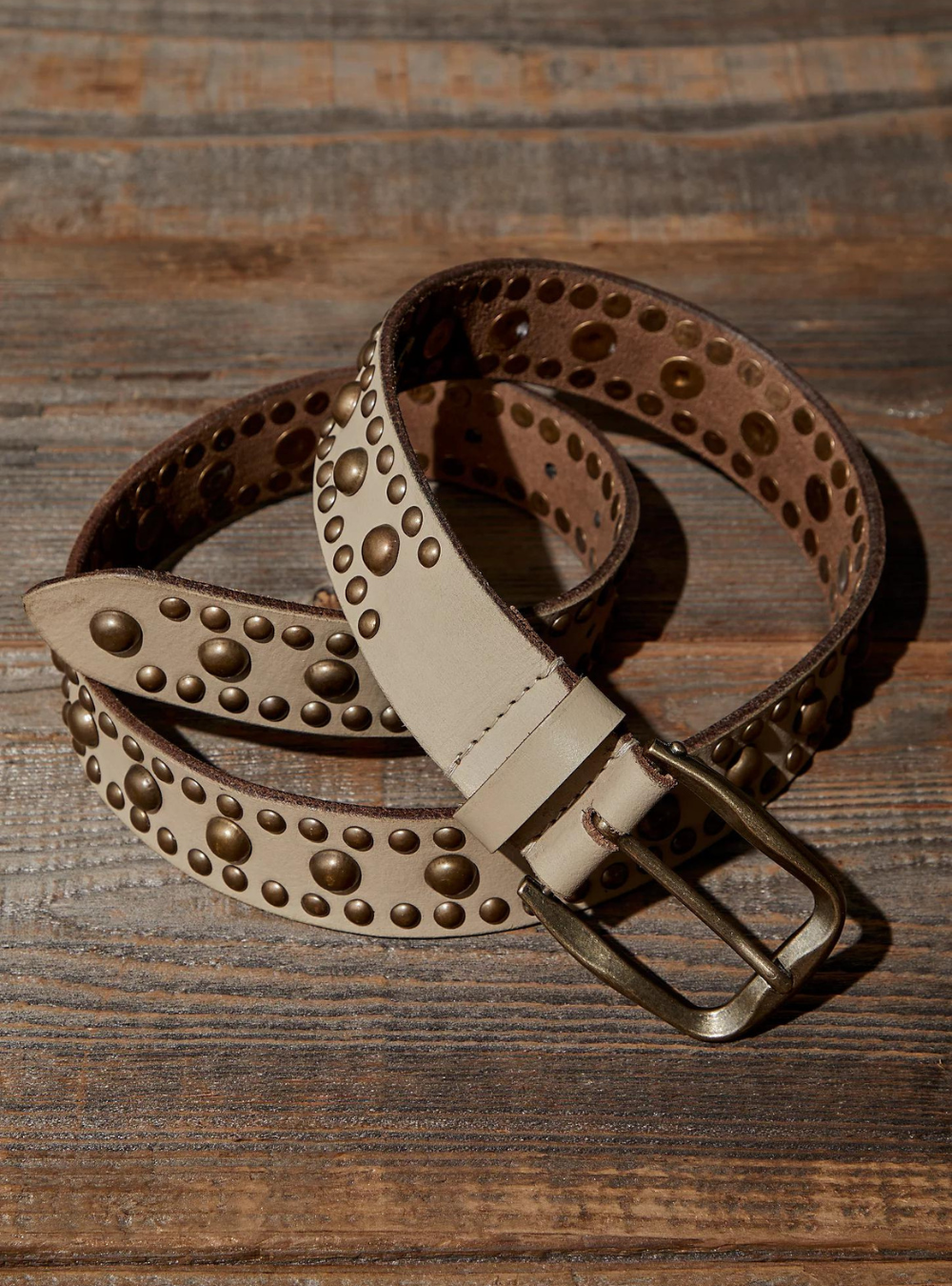 Sola Stud Belt - Stone Cold