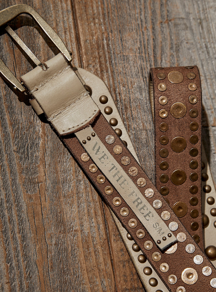 Sola Stud Belt - Stone Cold