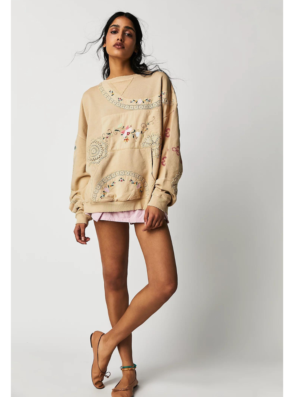 Grams Attic Sweatshirt - Mushroom Combo