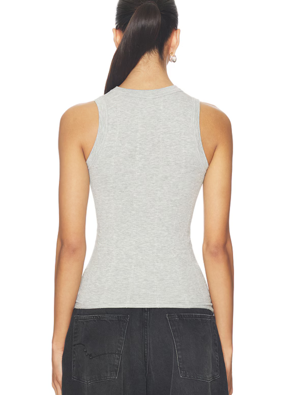So Soft Seamless Modal Tank - Heather Grey