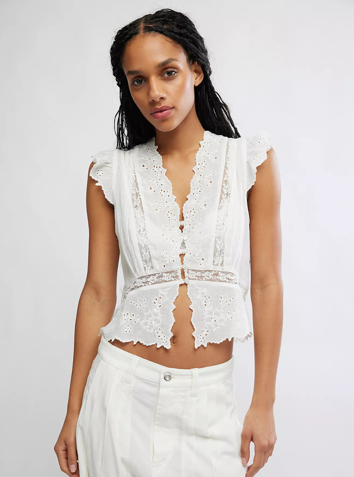 Day Dreamer Top - Ivory