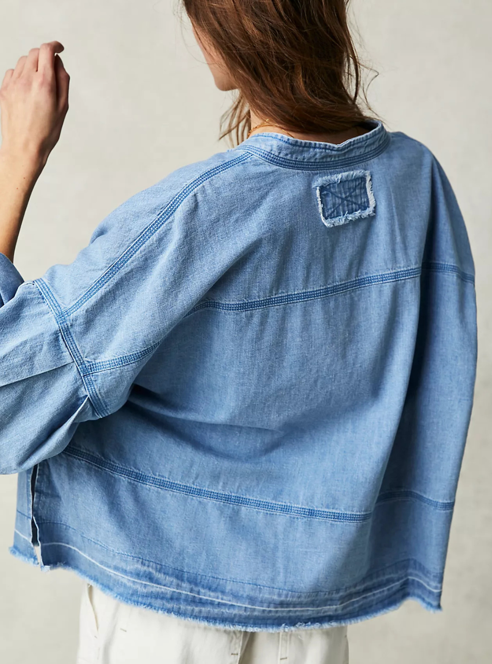 Jude Denim Pullover - Vintage Indigo