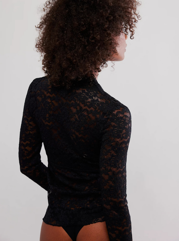 All Day Lace Long Sleeve - Black