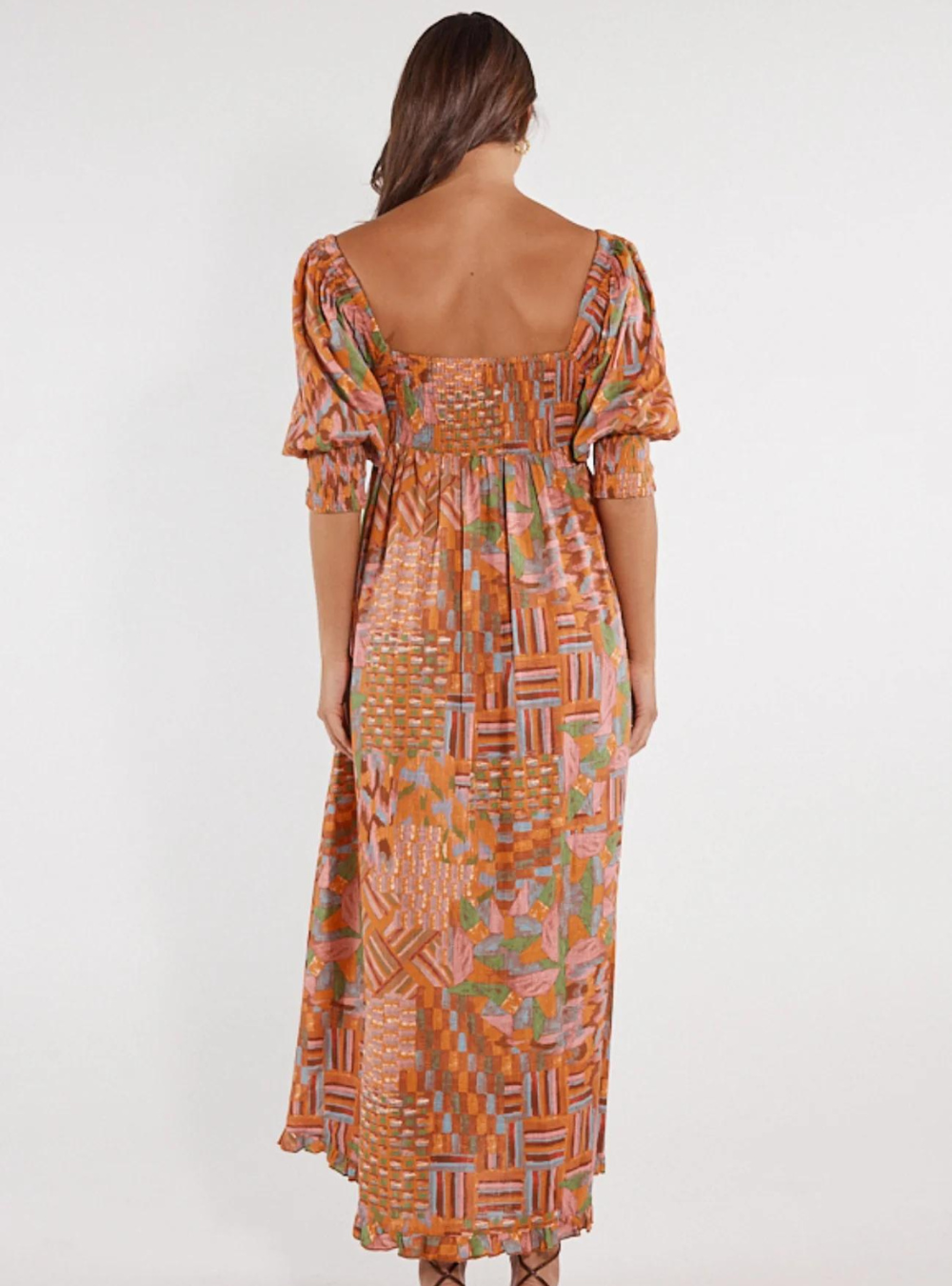 Frida Maxi Dress - Mosiac Print