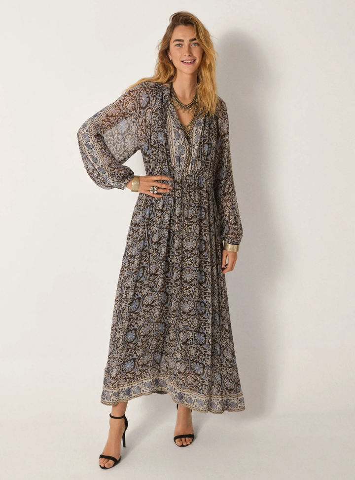 Gaia Dress- Blue Orchid