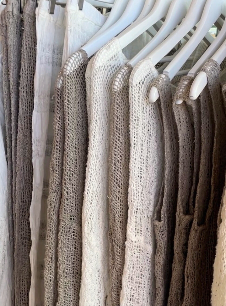 Boheme Positano U Maxi - Netta Self Stripe Bianco