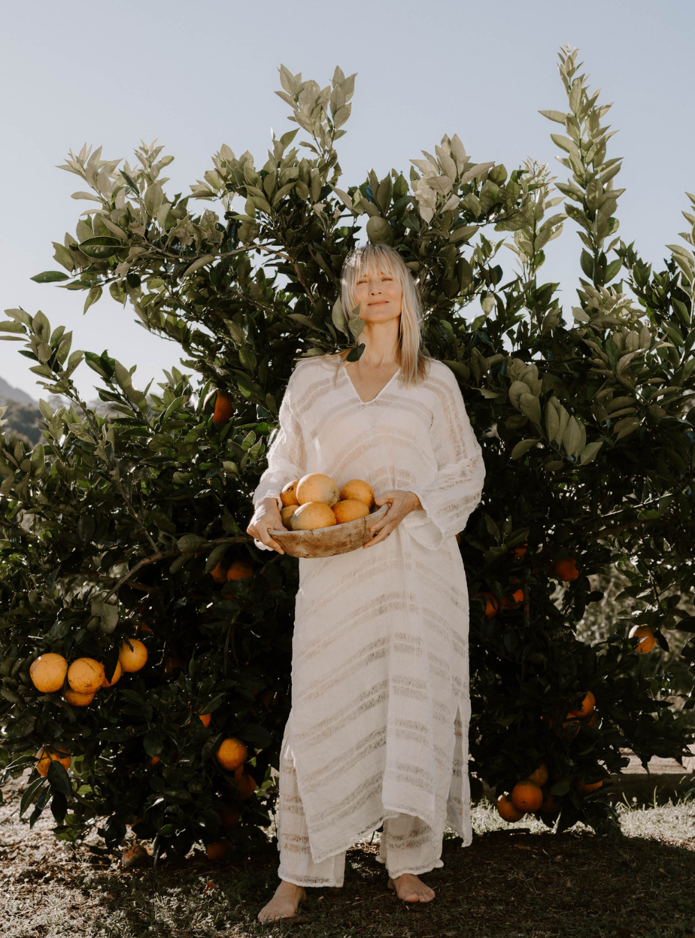 Positano U Maxi - Raw Stripe Bianco